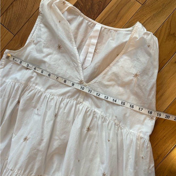 Chic White Maxi Dress with Star Accents from Merlette - Picture 3 of 5